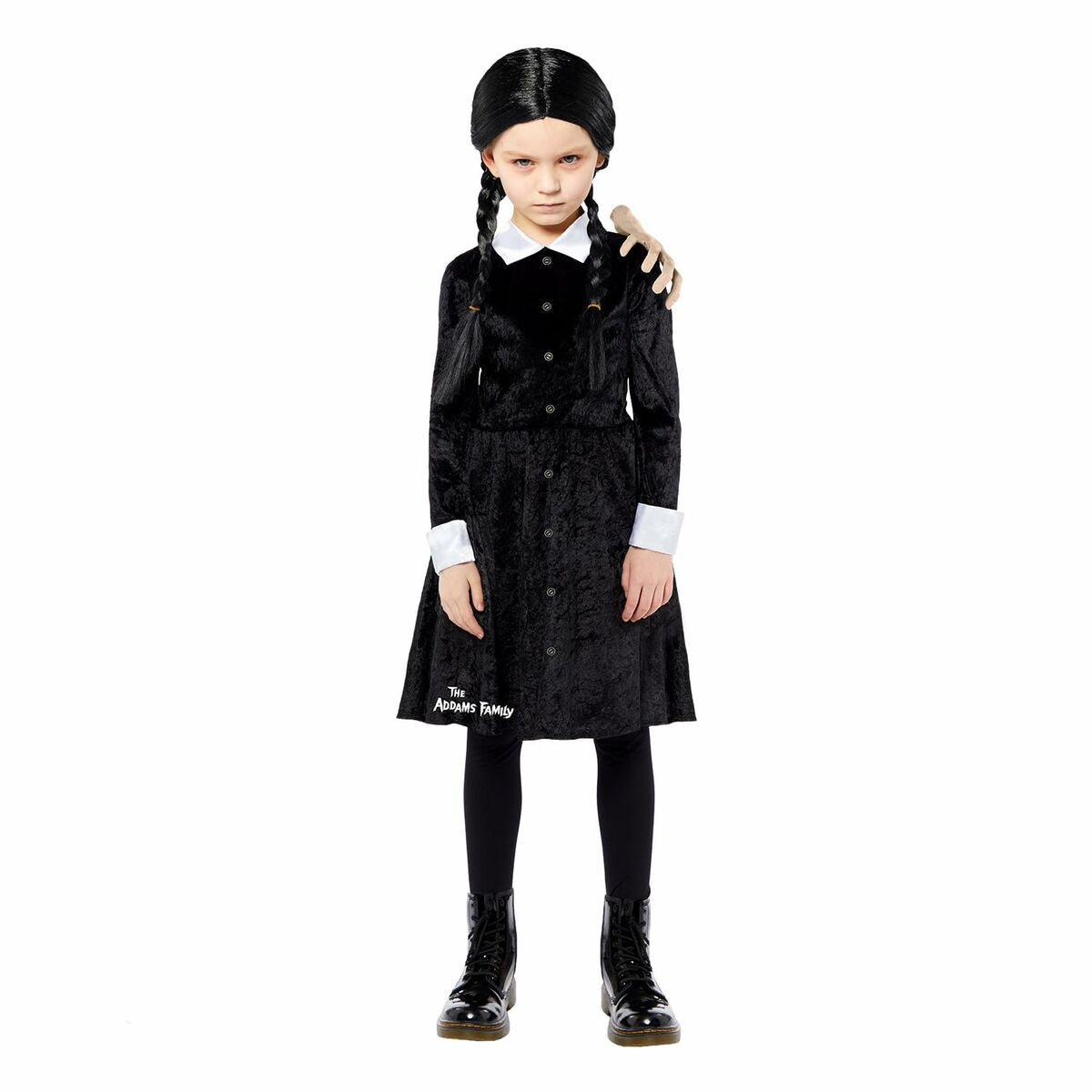 Costume for Children Wednesday Addams 8-10 Years-2
