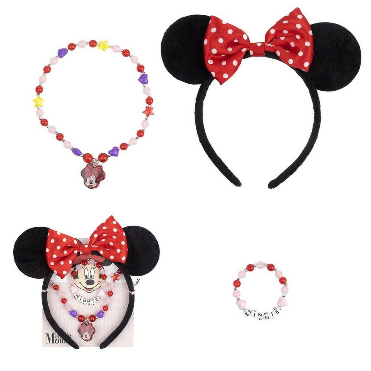 Accessories set Minnie Mouse Multicolour 3 Pieces-0
