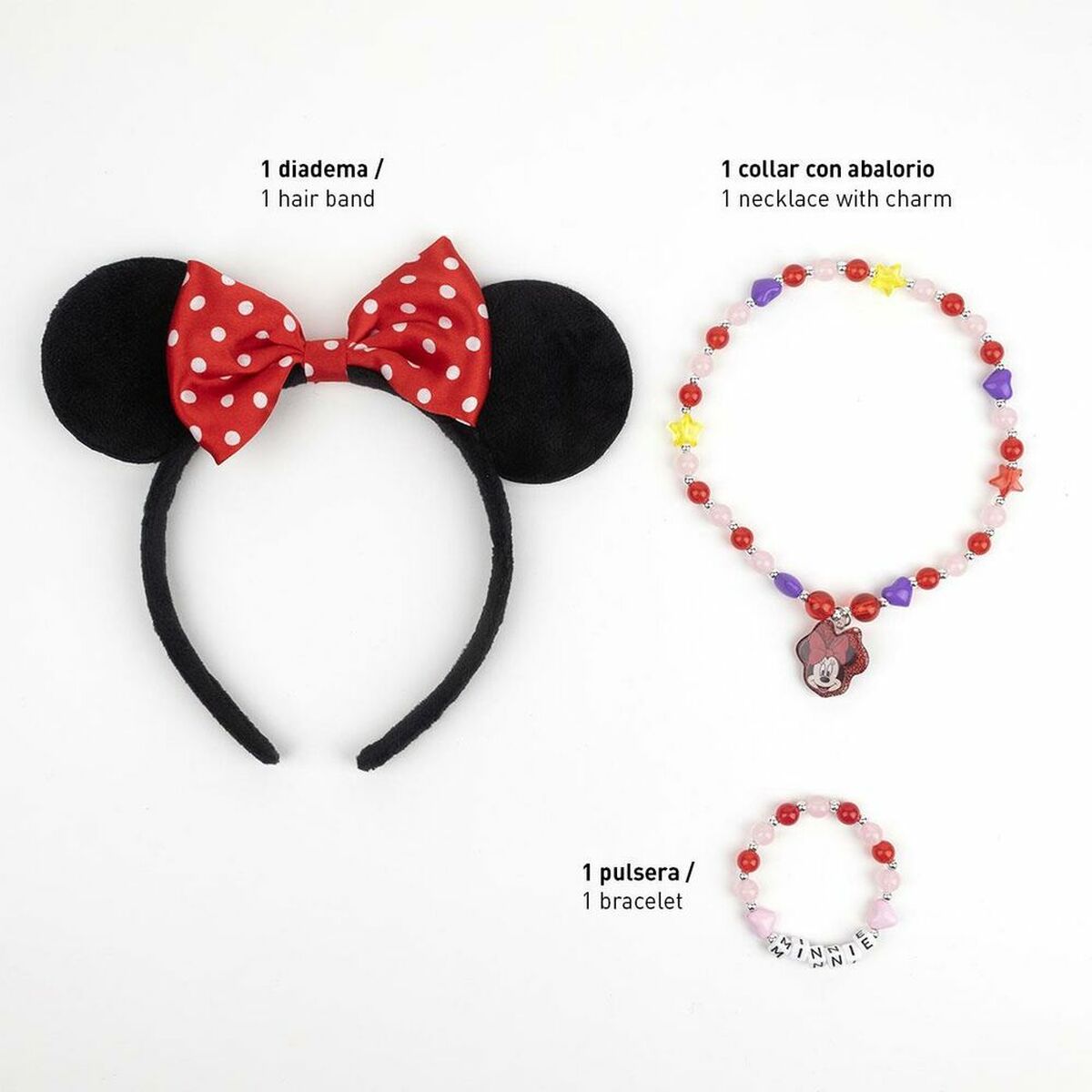 Accessories set Minnie Mouse Multicolour 3 Pieces-1